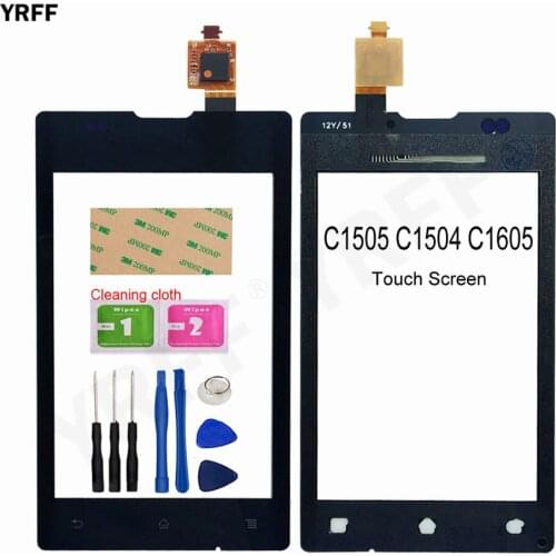 4.0" Front Outer Glass Panel Sensor For Sony Xperia E C1505 C1504 C1605 Touch Screen Digitizer