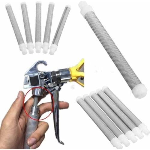 5Pcs Airless Spray 60 Mesh Airless Gun Filter Elements Accesories For Wagner Stainless Steel Chemical Industry Water Tap Washer