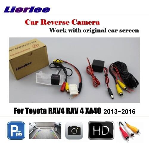 Car Reverse Rearview Camera For Toyota RAV4 RAV 4 XA40 2013~2016 Original Screen / HD CCD Backup Parking CAM