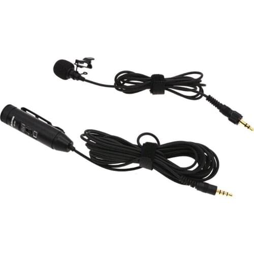 Hot Sale Microphones Multi-function Lavalier Lapel Clip-on Omnidirectional Condenser Microphone for Viewing Recorder