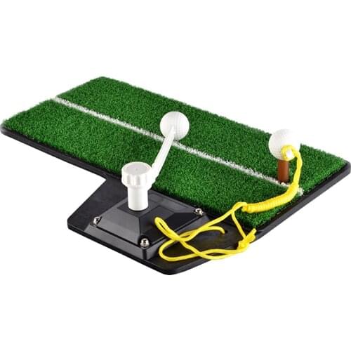 Indoor Golf Exerciser Swing Exerciser Pad Golf Swing Trainer Nylon Grass / PP Grass Boxed