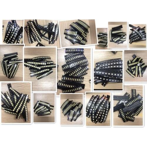 15 values *10pcs=150PCS Cold white For TV Backlight Beads 2835/3030/3535/4014/5630/6030/7020/7030/4020 1W/0.5W SMD LED Kit 3V/6V