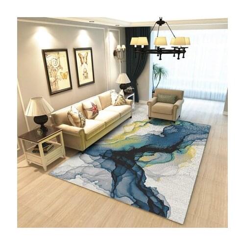 Nordic Geometric Modern Minimalist Living Room Coffee Table Bedroom Carpet Full Bedside Blanket Home Room Rectangular Mat