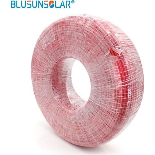 Wholesales 250m/roll 4.0mm2 10 AWG solar battery cable wiring for solar power TUV approved 2pfg 1169