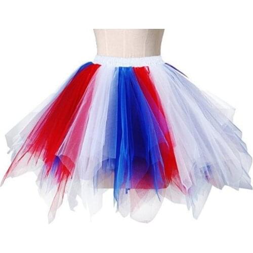 QC6657 Wholesale 30 color mixed color stage body color skirt and diamond petticoat violence Lolita Women Skirt