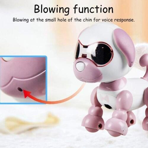 Robot Dog Robotic Puppy Interactive Toy Birthday Gifts Toys Toy Robots For Children Electric Christmas Present X6E5
