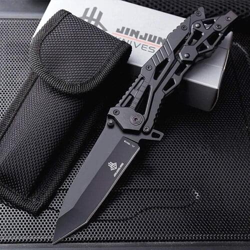 Outdoor Folding Knife High Hardness Cutting Tool Portable Survival Camping Hunting Knife