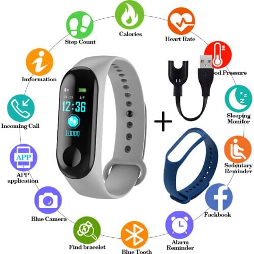 Sports Watch Blood Pressure Heart Rate Monitor Message Reminder Bluetooth Waterproof Men And Women Bracelet Children Wrist reloj