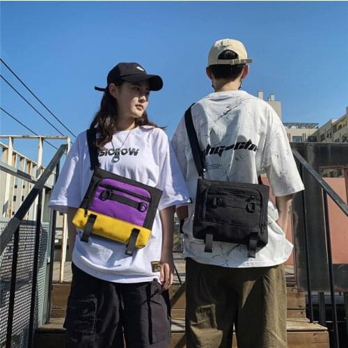 2020 New Style Street Fashion Cool Men Womens Messenger Bag All-match Large Capacity Student Shoulder Bag