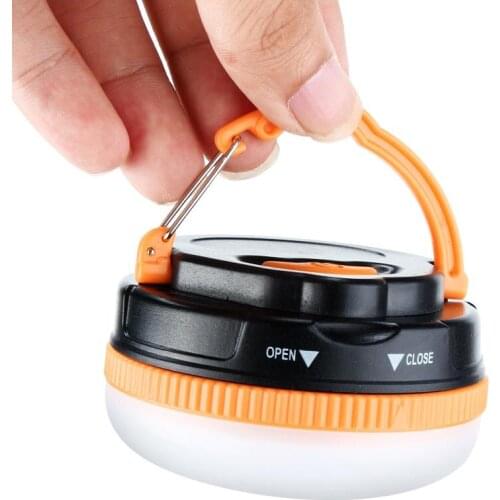 LED Outdoor Camping Tent Lamp With Hook Built-in Magnet Camping Lights Waterproof Lighting Portable 5 Modes Emergency Lights