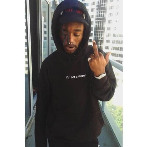 Im not a rapper Hoodie Women Unisex Hoody Sweatshirts Long Sleeve Autumn Winter Sweats Jumper Fashion Clothes Tops