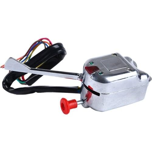Chrome 12V Universal Rat Hot Rod Turn Signal Switch for FORD GM