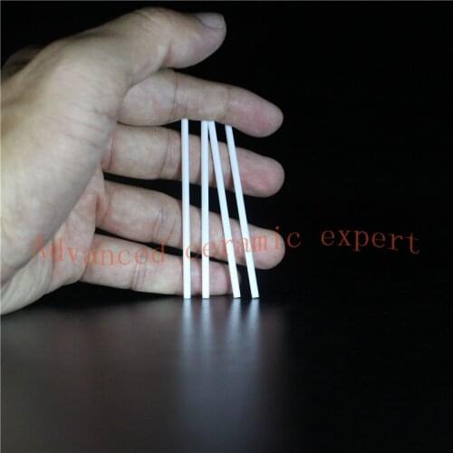 High Thermal Zirconia Ceramic Rod D12*100mm/Round Solid Ceramic Needle/ZrO2 Ceramic Shaft/Wear-Resistant Bar
