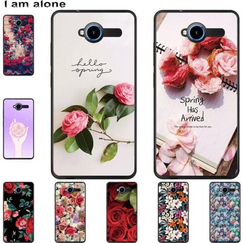 I am alone Phone Case For ZTE Blade L2 L4 A460 L5 L5 Plus L8 Fashion Color Cute Cartoon Printed Paint Mobile