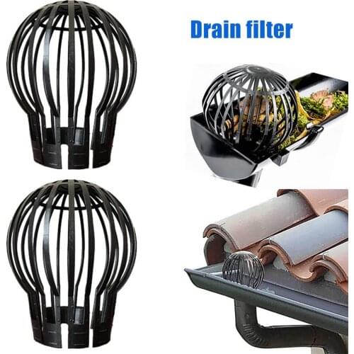 Gutter Guards Downspouts Rust-free Filter Strainer Preventing Leaf Debris Branches Roof Moss From Clogging The Pipes ​For Clea