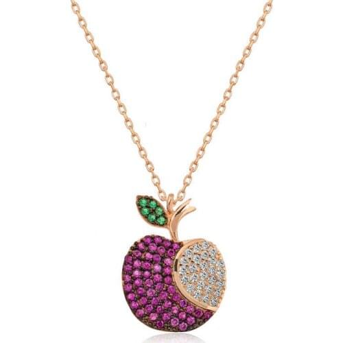 Tevuli 925 Sterling Silver Apple Lady Necklace