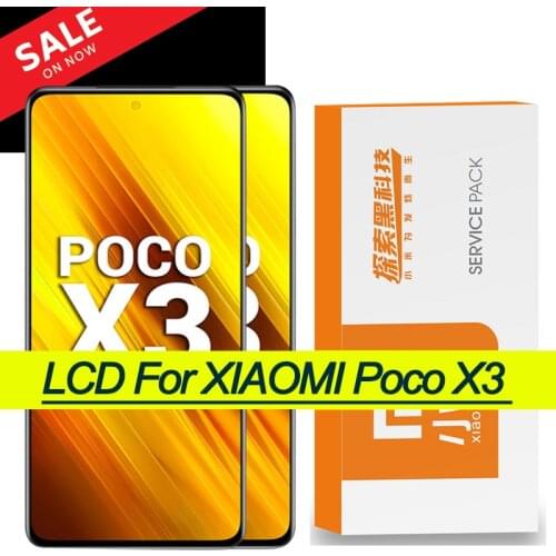 Original 6.67'' Display for Xiaomi Poco X3 NFC LCD Touch Screen Digitizer Assembly For Xiaomi PocoX3 / Poco X3 Pro LCD