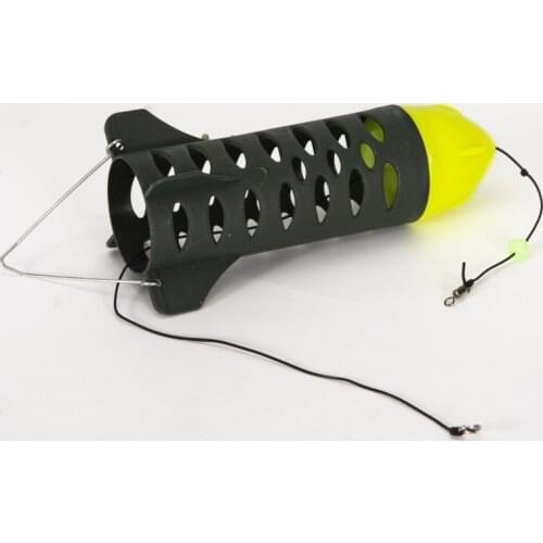 1pcs Fishing Nesting Bait Thrower Particle Container Floating Bait Container Rocket Feeder Fishing Gear Accessories