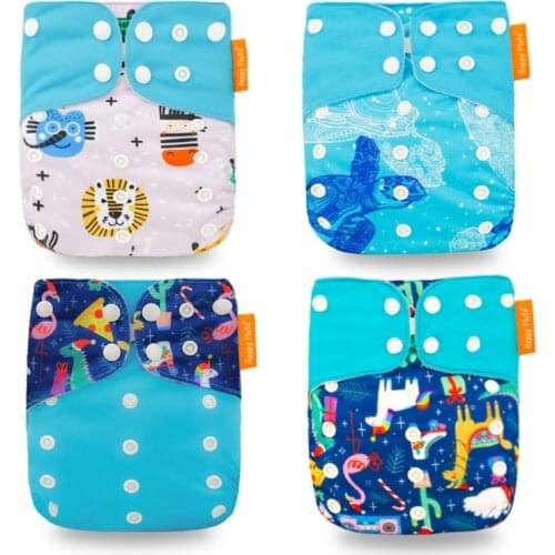 4 Pcs/set Toddler Reusable Cloth Diaper Sets Baby Potty Training Pants Things for Baby Boy Girl Underwears Cosas Para Bebe