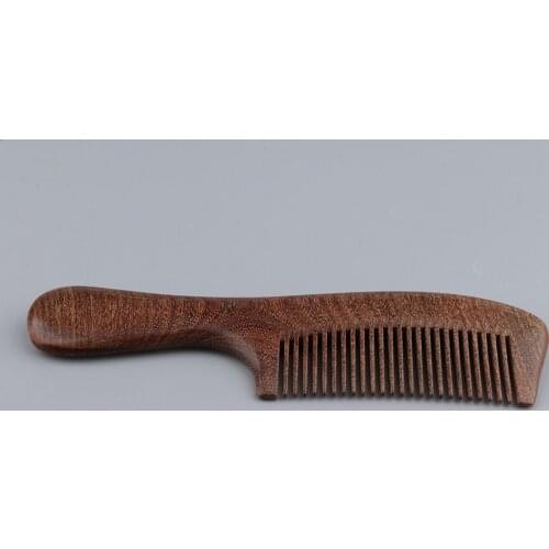 Antistatic Afro Comb Hair Comb Hairdressing Curls Comb Combs Wood Comb Handle