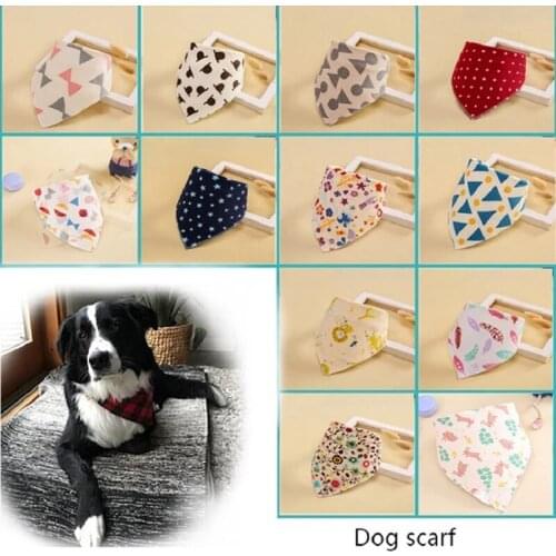 Dog Bandana Scarf Rabbit Lion Costume Styling Dog Accessories Saliva Towel Small Medium And Large Pet Grooming Supplie