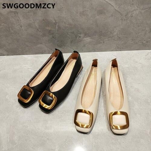 Black Flats Genuine Leather Shoes Women Loafers Luxury Shoes Women Designers Womens Shoes Comfort Sapato Feminino Calzado Mujer