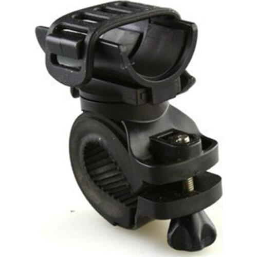 Hot Portable Cycling Bike Bicycle Light Lamp Stand Holder Rotation Grip LED Flashlight Torch Clamp Clip Mount Bracket Bicycle