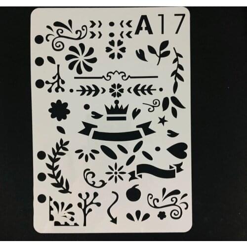 Willow Branch Banner Ad Frame Stencil Cut-off Rule for Scrapbooking/Album/Bullet Journal/Planner/Invitation Card Dividing Line