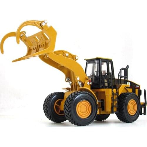 Exquisite engineering gift,1:50 grab wood alloy model,simulation metal sliding toy,childrens puzzle collection,free shipping