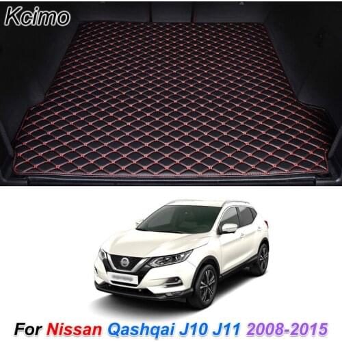 The Trunk Floor Leather Liner Car Trunk Mat Cargo Compartment Floor Carpet for Nissan Qashqai J10 J11 2008-2015