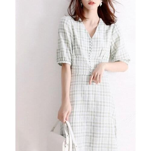 2020 Summer Mesh Party Dresses Short Sleeve Flare Sleeve Dresses good quality free shipping