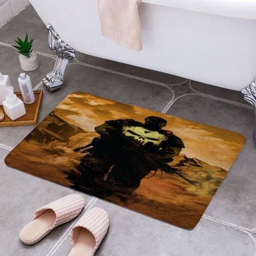 Punisher 3D Print Doormats Rectangle Non-Slip DoorMat Bedroom Kitchen Entrance Print Door rugs Dropshipping