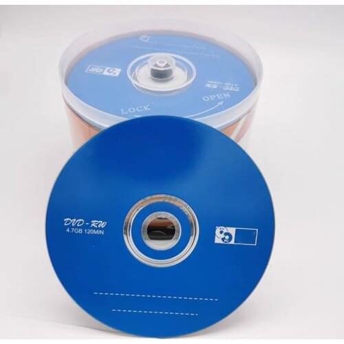 Wholesale 5 Discs UPL Blue Blank Printed 4.7 GB 4X DVD RW Discs