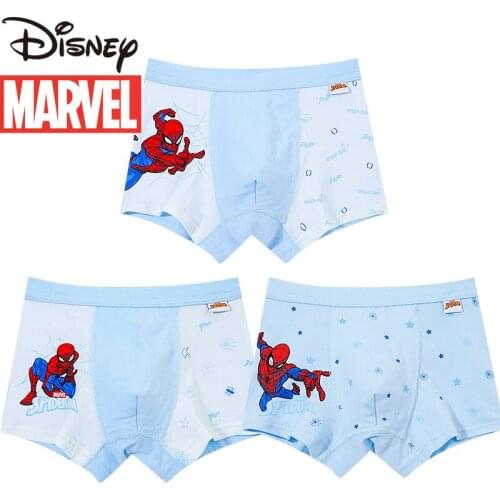 Original Marvel Spider-Man Captain America Childrens Underpants Cotton Boxer Shorts Boy Briefs Panties Cotton 7 Year Boy Shorts