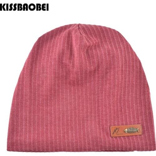 Autumn Slouchy Hats For Men Hip Hop Beanie Cap Women Spring Knitted Cap Women Skullies Beanies Men Thin Knitted Hat Fall Bone