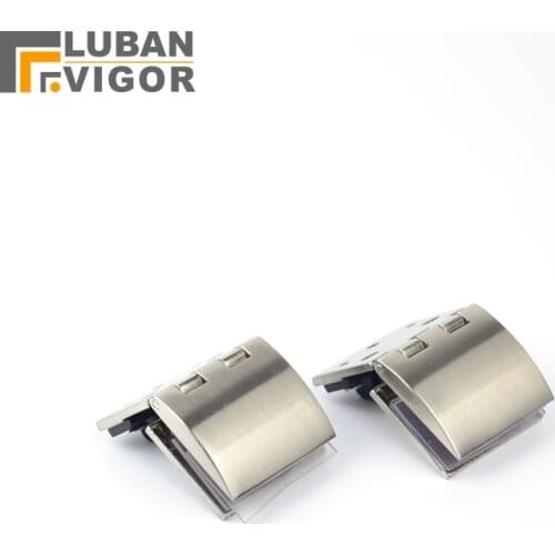 Alloy Unilateral glass door hinge/clamp,clips,for Wine cooler, cabinets,showcase hinge,hardware, for glass thickness 5-8mm