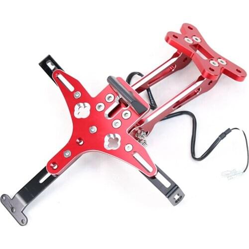 License plate frame for yamaha All Model Universal CNC License Plate Holder Fender Eliminator