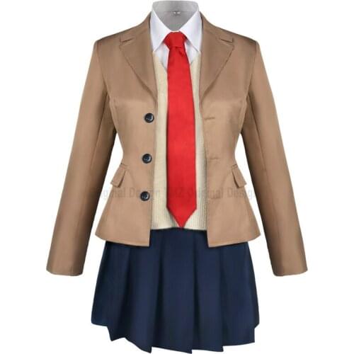 Rascal Does Not Dream of Bunny Girl Azusagawa Sakuta Sakurajima Mai Cosplay Costume Dress Uniform Halloween Carnival Costume