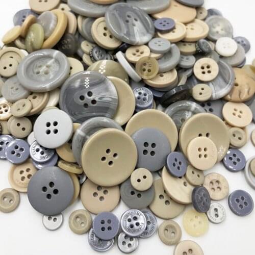 Mix size 50 Gram DIY Making Hand Knitting dolls clothing Buttons Resin Promotions Mixed Sewing Scrapbook PT227