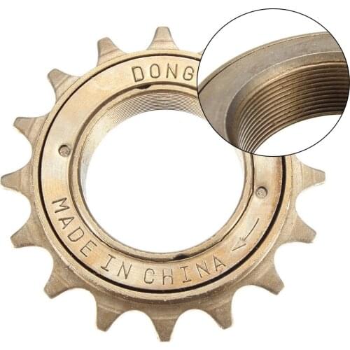 1pc 16T Singlespeed Freewheel Sprocket Removable Bike Electric Silent Flywheel For Fixed Gear Bicycle Race Bikes Parts