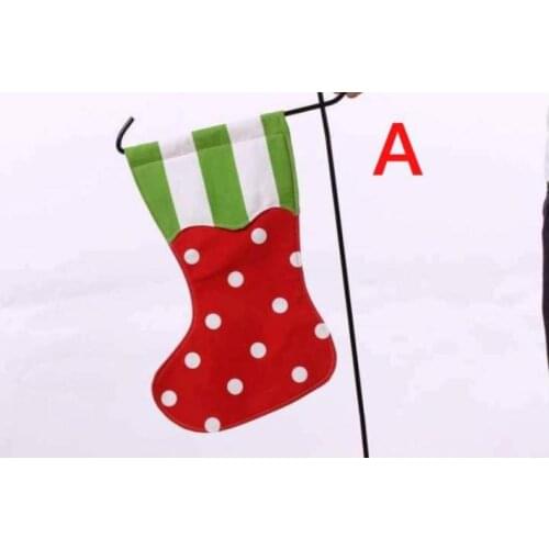 100pcs/lot free shipping christmas decorations suppliers stocking christmas garden flag