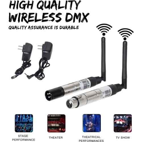 2.4G Wireless Dmx512 Transmitter To Control 500 M Dj Wireless Dmx Receiver Wireless Antenna For Led Stage Lighting Effect Light