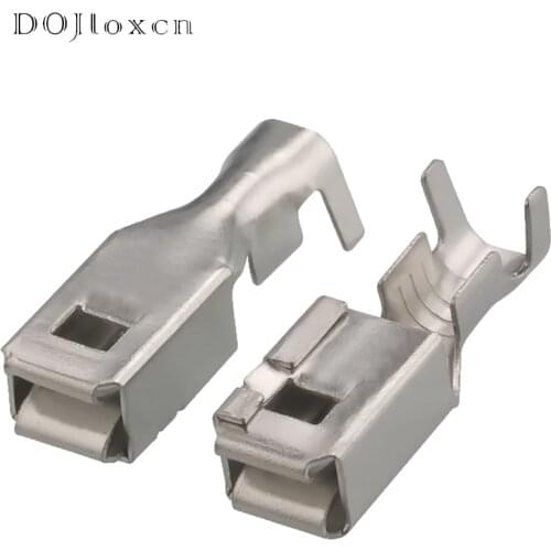 20 Pcs 6.3 MM Car Plug Spring Terminal Car Female Connector Wiring Terminal DJ624B-D6.3B