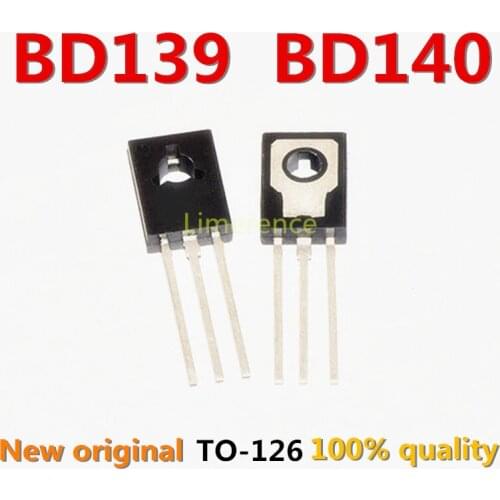 20PCS BD139 BD140 ( 10PCS BD139 + 10PCS BD140 ) TO126 TO-126 new voltage regulator IC