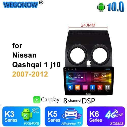 Ownice Octa Core Android 10 Car radio stereo carplay DSP dvd GPS player 64G 4G LTE for Nissan Qashqai 2007 2009 2010 2011 2012