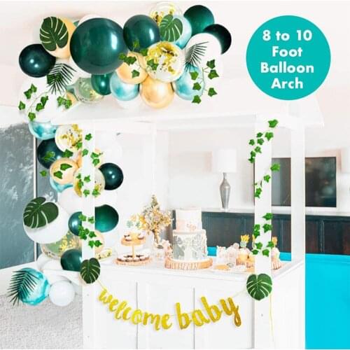 White Gold Confetti Balloons Holiday Supplies Safe Home Latex Durable DIY Party Simply Inflate Arch Bridge 30% Thicker 99Pcs