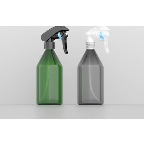 300ML X 12 Plastic Pump Bottle With Trigger Sprayer Cosmetic Container With Mist Sprayer PET Watering Can Spray Bottles