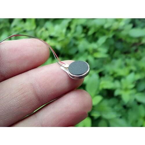 Free shipping 5 pcs(1020) 10mm*2mm DC3V-4.2V miniature Flat button vibration motor for mobile phones/precision instruments/DIY