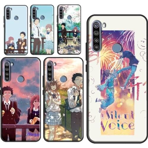A Silent Voice Anime Love Case For Xiaomi Redmi Note 10 9 Pro Case For Redmi Note 8 7 Pro 8T 9S 9A 9C 9T Cover Funda