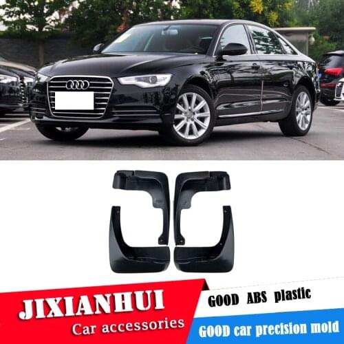 For AUDI A6 2012-2015 Mudflaps Splash Guards Front With the color and rear Mud Flap Mudguards Fender Modified special